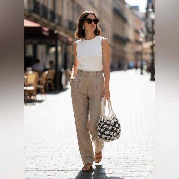 Nancy Gonzalez Handbags - Nancy Gonzalez Rare Handwoven Genuine Crocodile Net Bag ivory & Black Leather